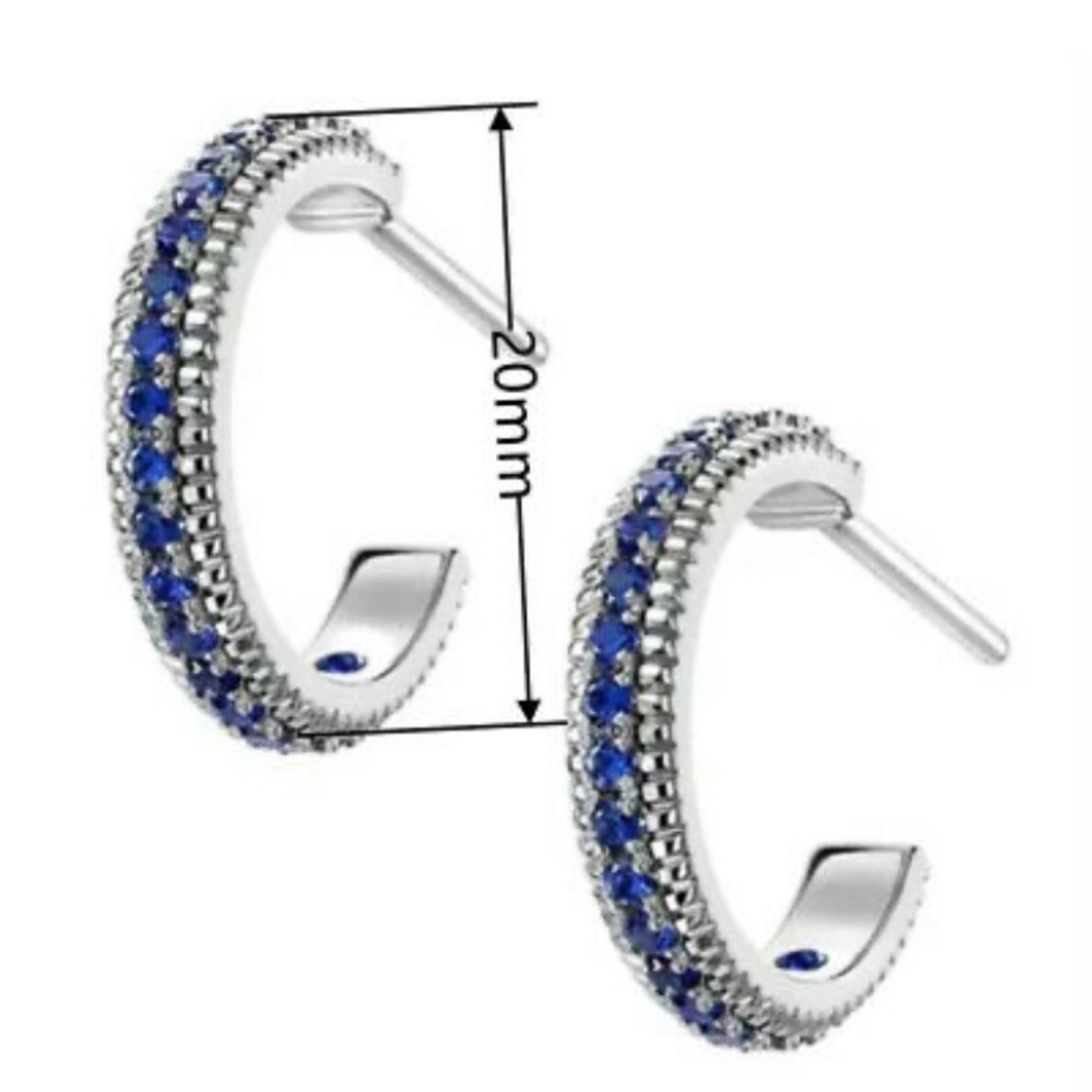 New Sterling silver earrings - Picture 2 of 2